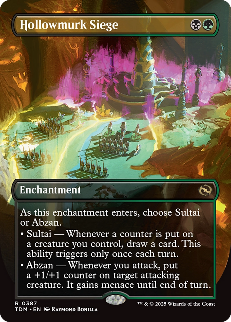 Hollowmurk Siege (Borderless) [Tarkir: Dragonstorm] | Grognard Games