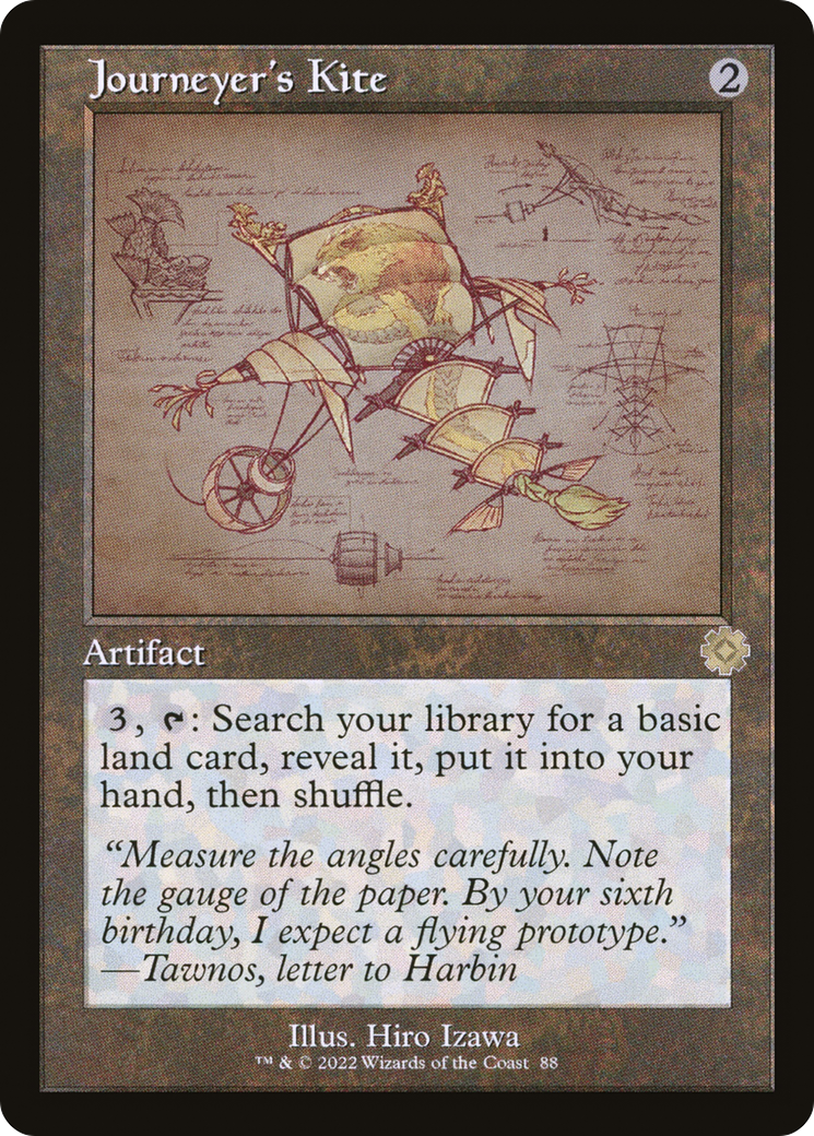 Journeyer's Kite (Retro Schematic) [The Brothers' War Retro Artifacts] | Grognard Games