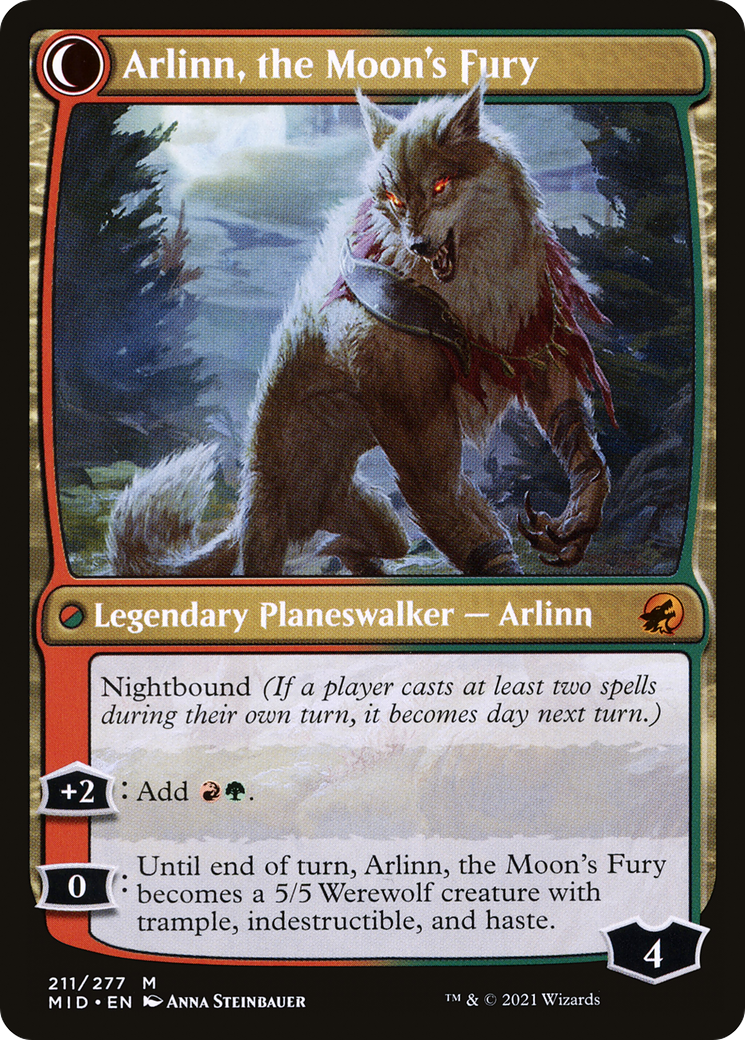 Arlinn, the Pack's Hope // Arlinn, the Moon's Fury [Secret Lair: From Cute to Brute] | Grognard Games