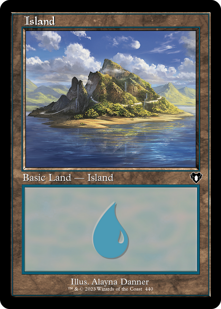 Island (440) (Retro) [Commander Masters] | Grognard Games