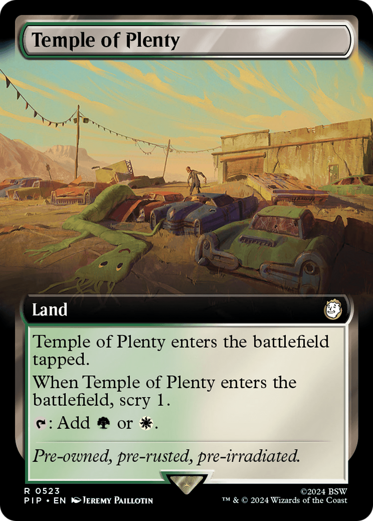 Temple of Plenty (Extended Art) [Fallout] | Grognard Games