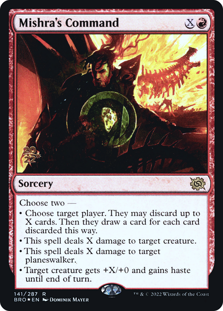 Mishra's Command [The Brothers' War: Prerelease Promos] | Grognard Games