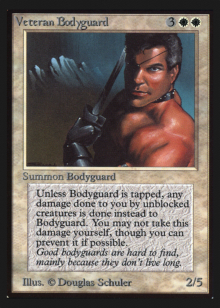 Veteran Bodyguard [International Collectors’ Edition] | Grognard Games