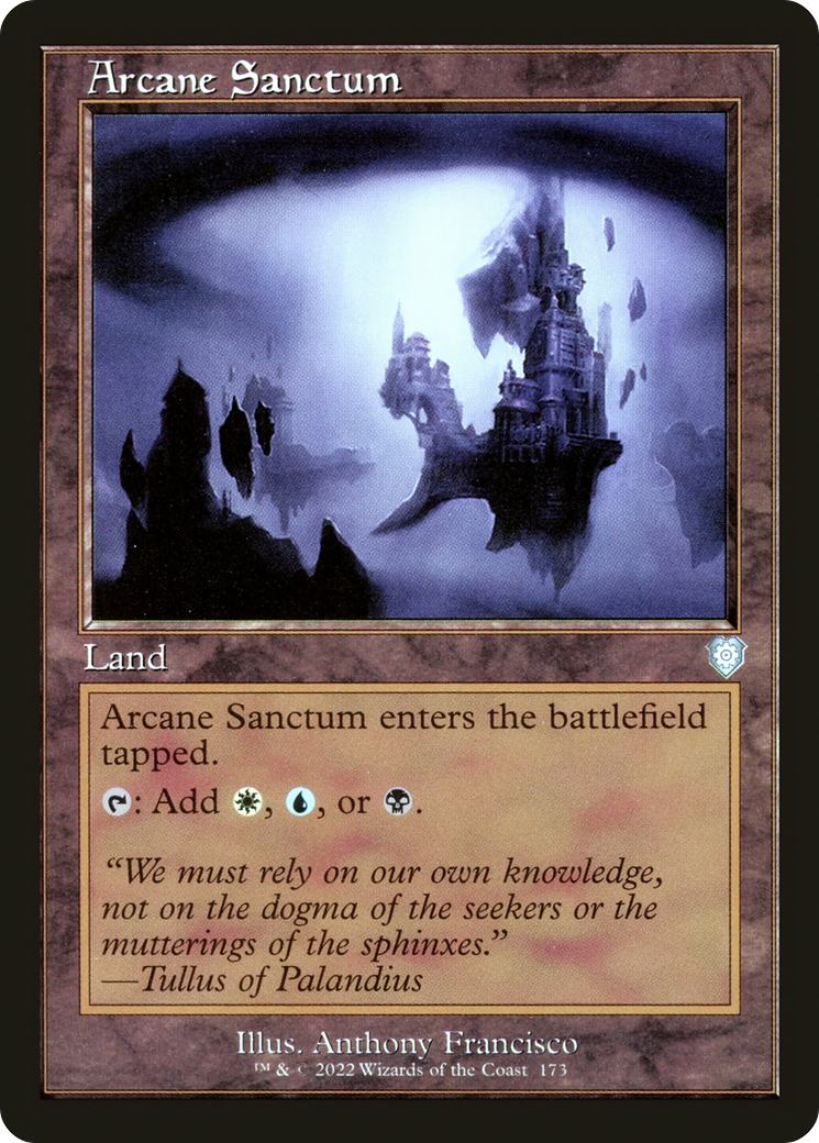 Arcane Sanctum (Retro) [The Brothers' War Commander] | Grognard Games