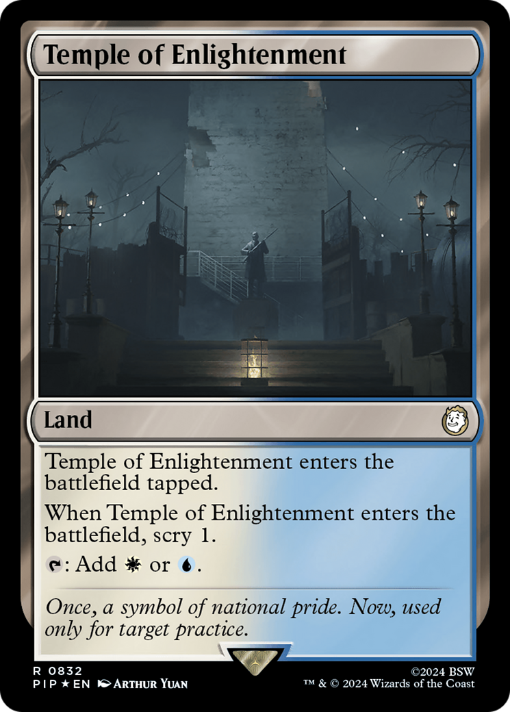 Temple of Enlightenment (Surge Foil) [Fallout] | Grognard Games