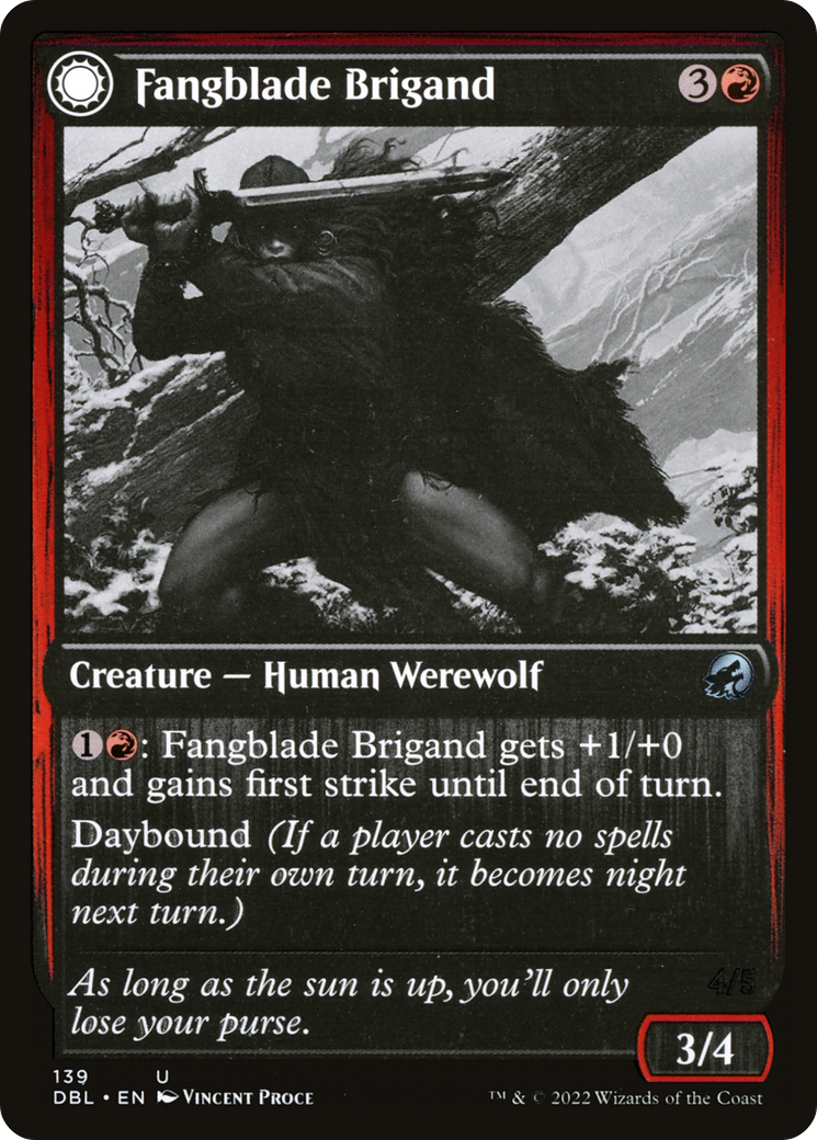 Fangblade Brigand // Fangblade Eviscerator [Innistrad: Double Feature] | Grognard Games