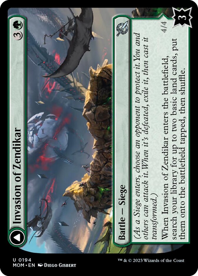 Invasion of Zendikar // Awakened Skyclave [March of the Machine] | Grognard Games