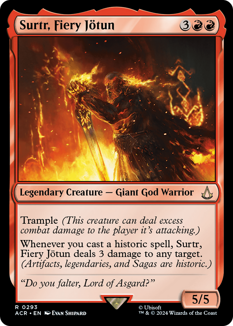 Surtr, Fiery Jötun (ACR-293) - Assassin's Creed Foil | Grognard Games