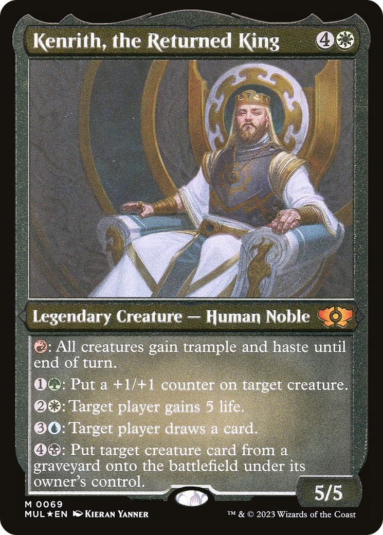 Kenrith, the Returned King (Foil Etched) (MUL-069) - Multiverse Legends Foil | Grognard Games