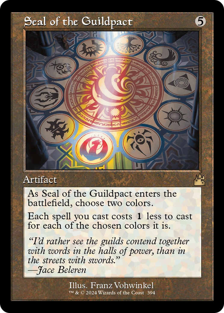Seal of the Guildpact (Retro Frame) [Ravnica Remastered] | Grognard Games