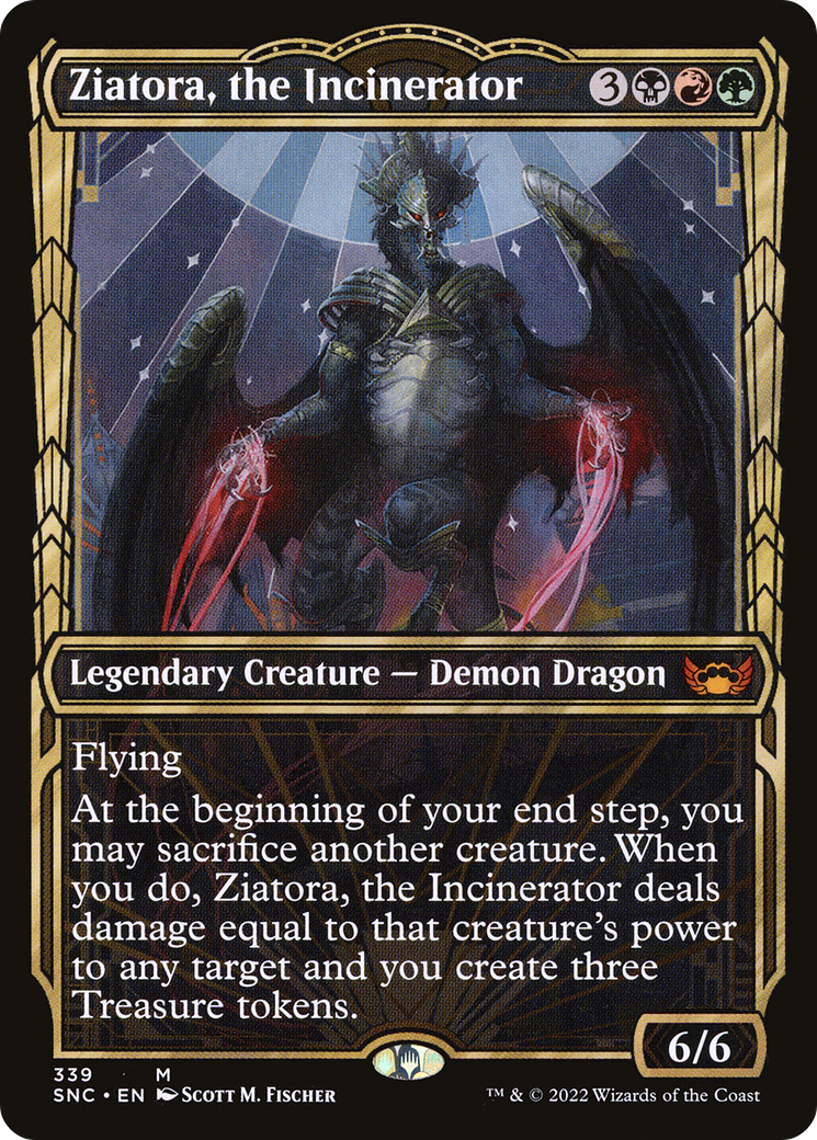 Ziatora, the Incinerator (Showcase Golden Age) [Streets of New Capenna] | Grognard Games