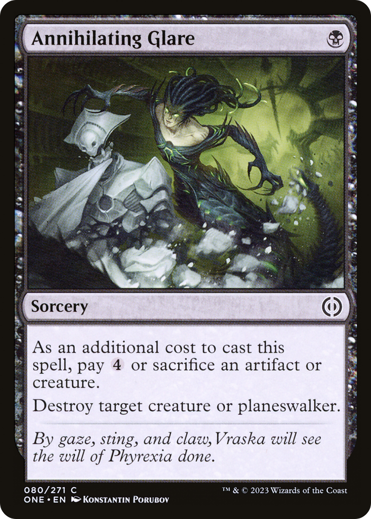 Annihilating Glare [Phyrexia: All Will Be One] | Grognard Games