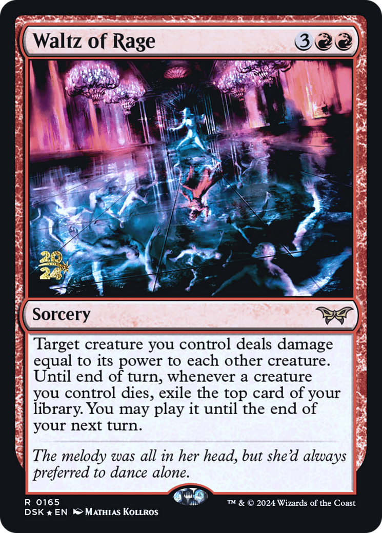 Waltz of Rage [Duskmourn: House of Horror Prerelease Promos] | Grognard Games