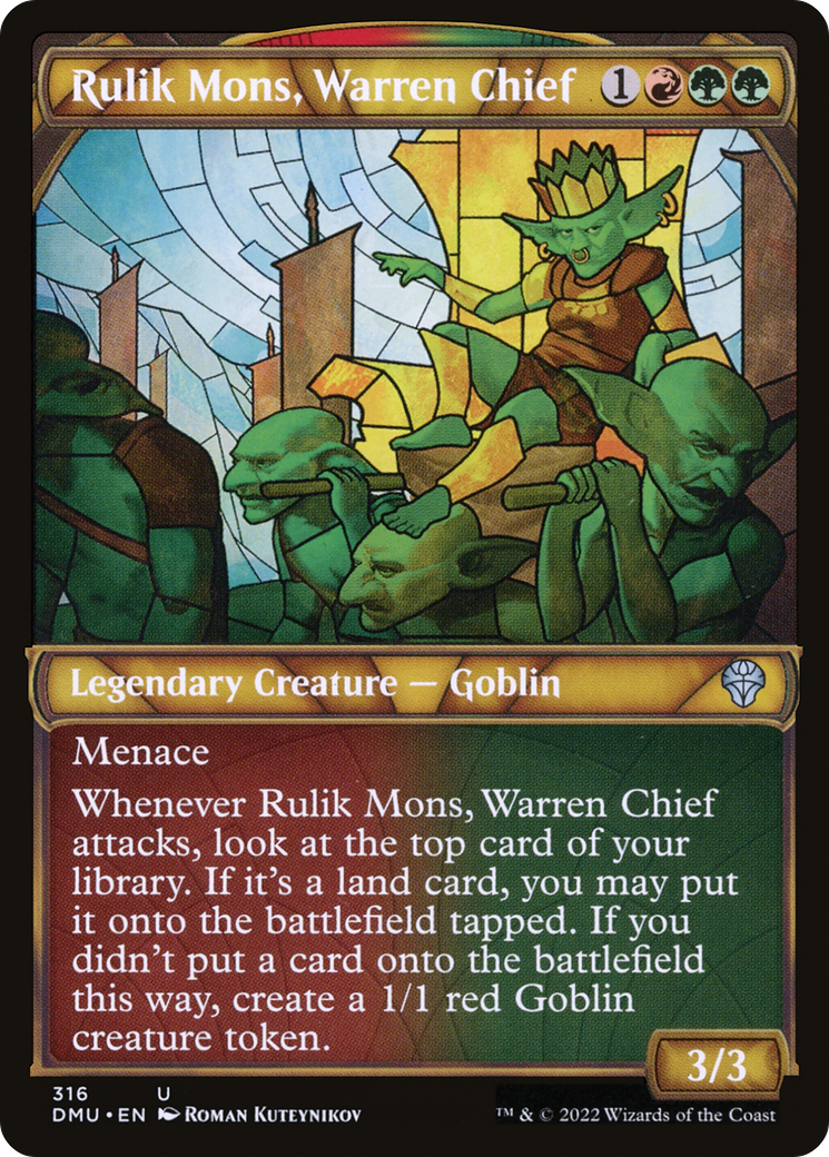 Rulik Mons, Warren Chief (Showcase) [Dominaria United] | Grognard Games