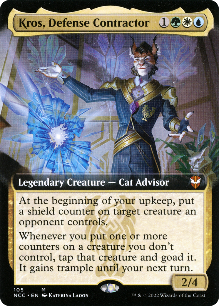 Kros, Defense Contractor (Extended Art) [Streets of New Capenna Commander] | Grognard Games