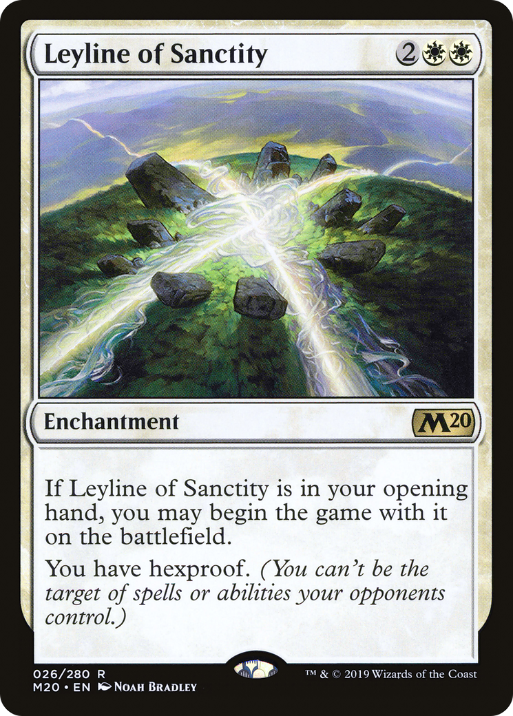 Leyline of Sanctity [Core Set 2020] | Grognard Games