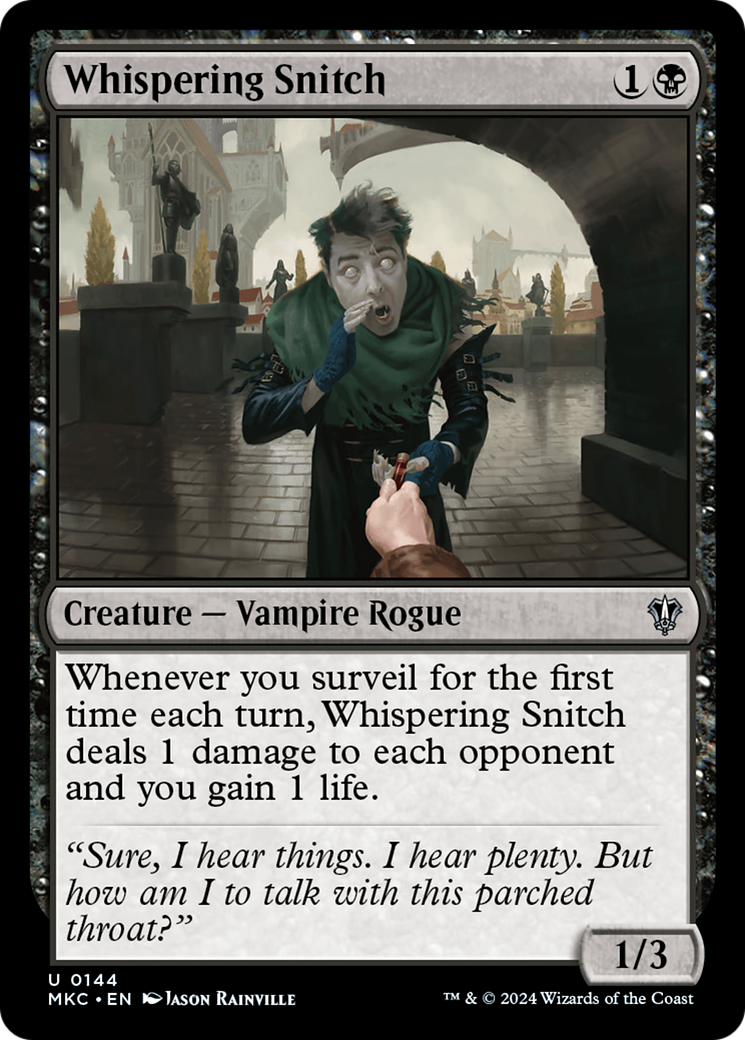 Whispering Snitch [Murders at Karlov Manor Commander] | Grognard Games