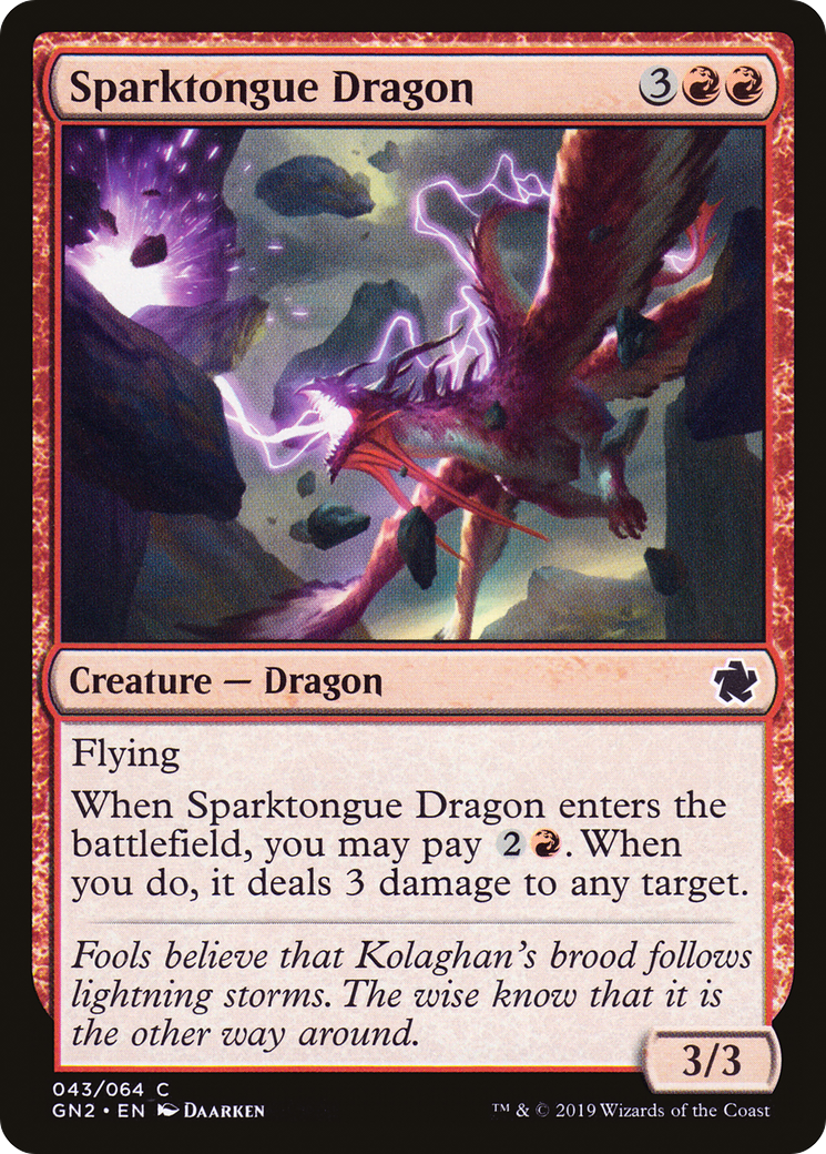 Sparktongue Dragon [Game Night 2019] | Grognard Games
