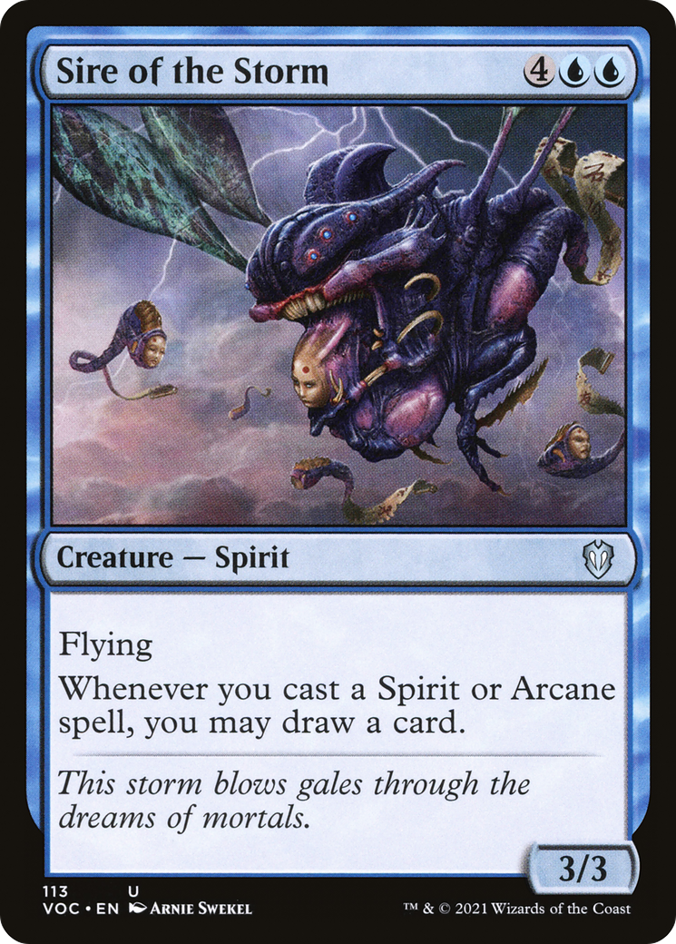Sire of the Storm [Innistrad: Crimson Vow Commander] | Grognard Games