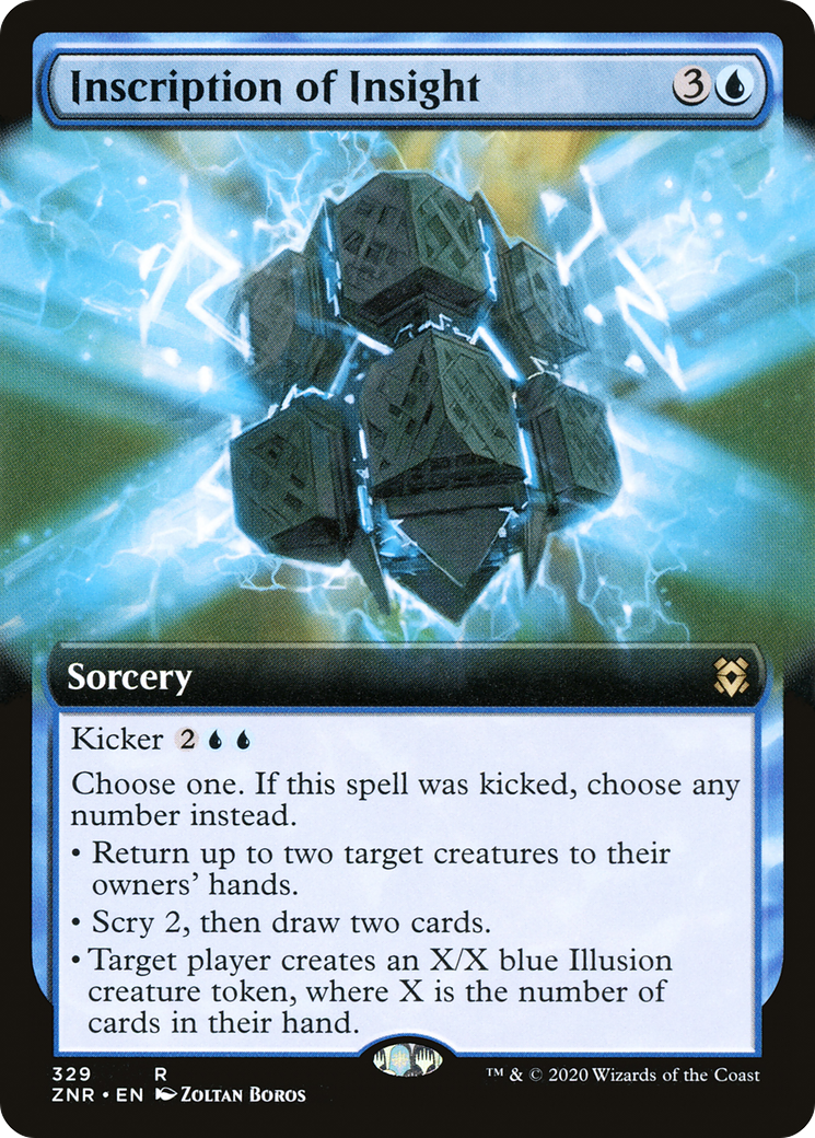 Inscription of Insight (Extended) [Zendikar Rising] | Grognard Games