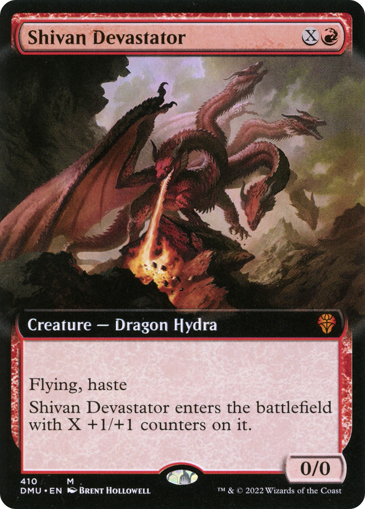 Shivan Devastator (Extended Art) [Dominaria United] | Grognard Games
