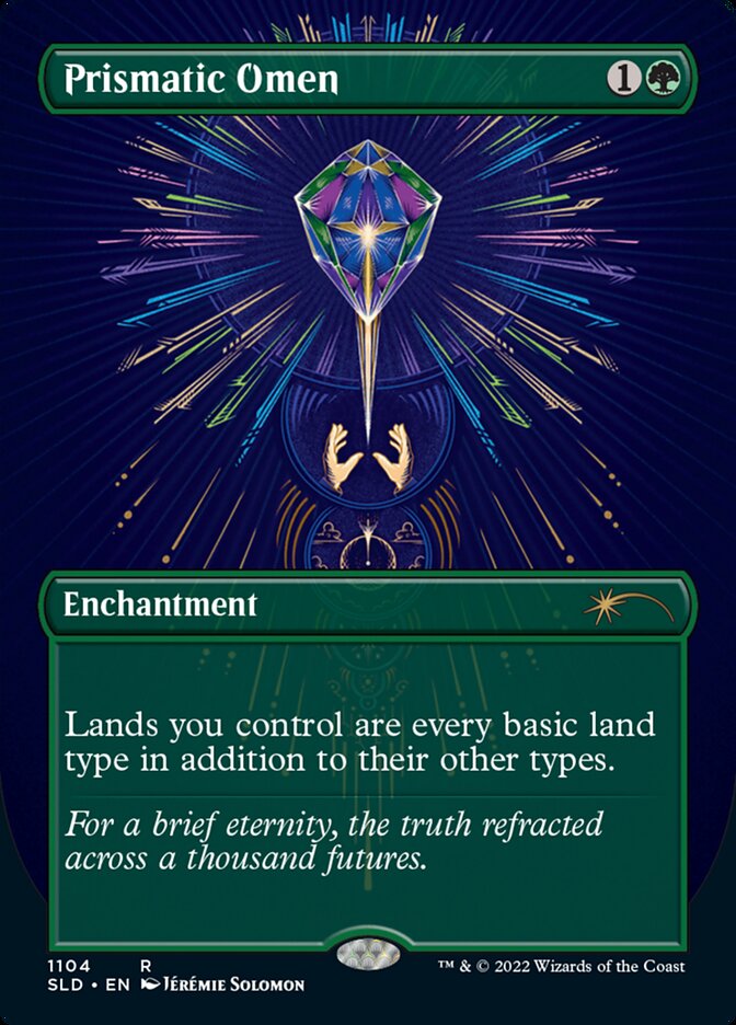 Prismatic Omen (Borderless) [Secret Lair Drop Series] | Grognard Games