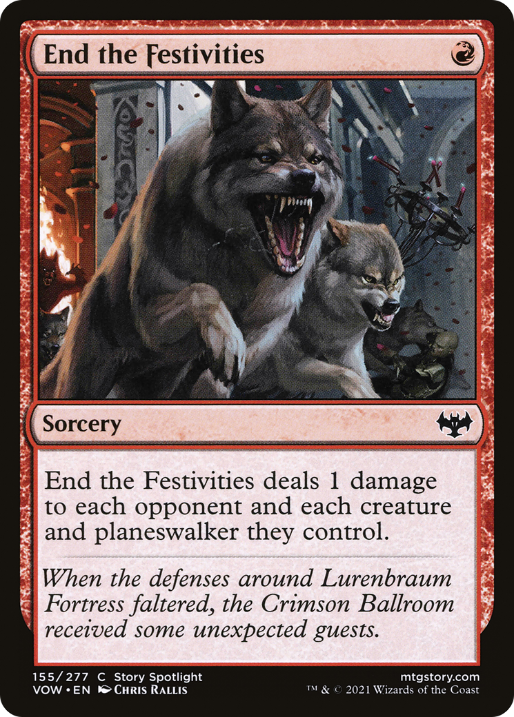 End the Festivities [Innistrad: Crimson Vow] | Grognard Games