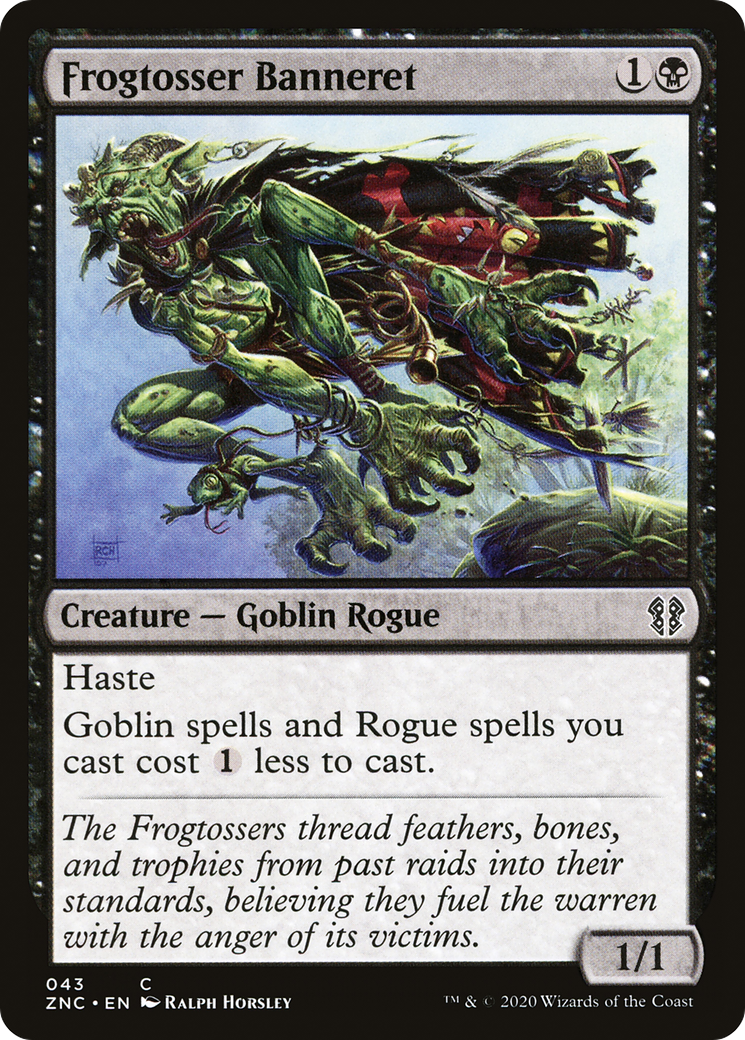 Frogtosser Banneret [Zendikar Rising Commander] | Grognard Games