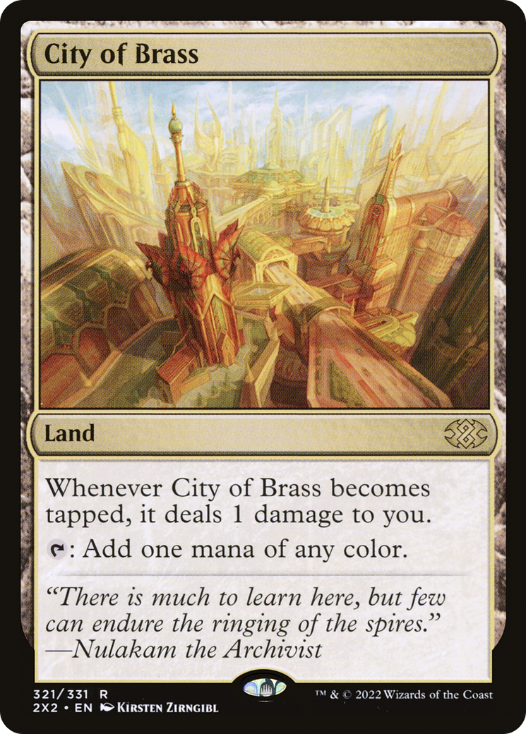 City of Brass [Double Masters 2022] | Grognard Games