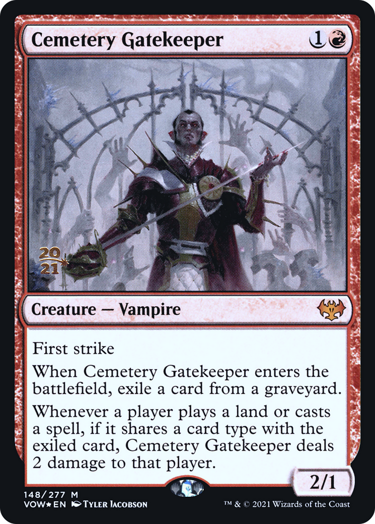 Cemetery Gatekeeper [Innistrad: Crimson Vow Prerelease Promos] | Grognard Games