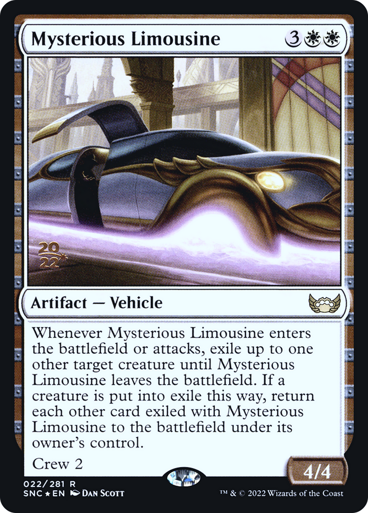 Mysterious Limousine [Streets of New Capenna Prerelease Promos] | Grognard Games