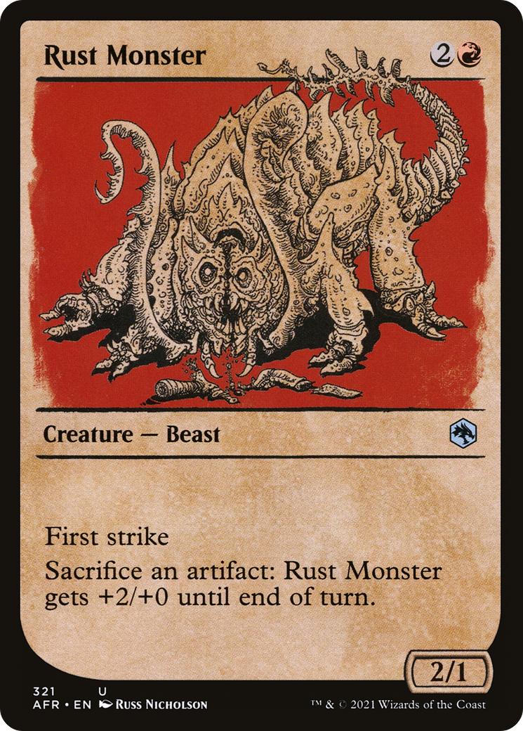 Rust Monster (Showcase) [Dungeons & Dragons: Adventures in the Forgotten Realms] | Grognard Games