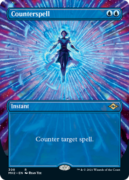 Counterspell (Borderless Alternate Art) [Modern Horizons 2] | Grognard Games