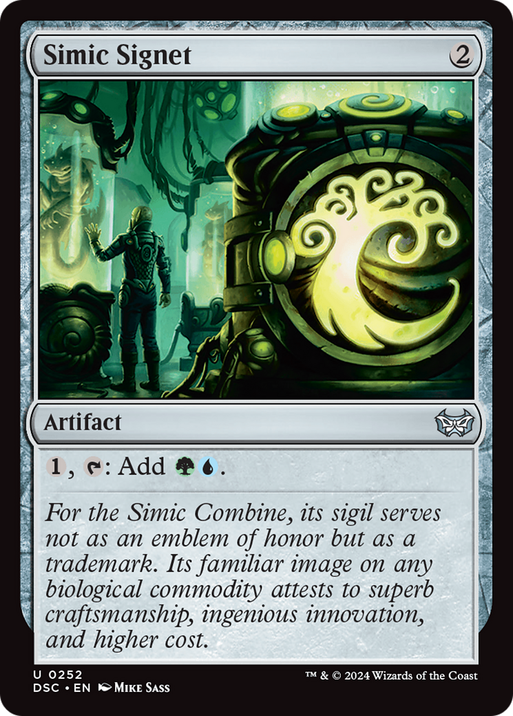 Simic Signet [Duskmourn: House of Horror Commander] | Grognard Games