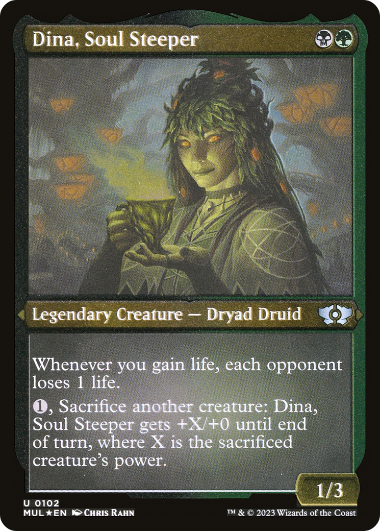 Dina, Soul Steeper (Foil Etched) (MUL-102) - Multiverse Legends Foil | Grognard Games