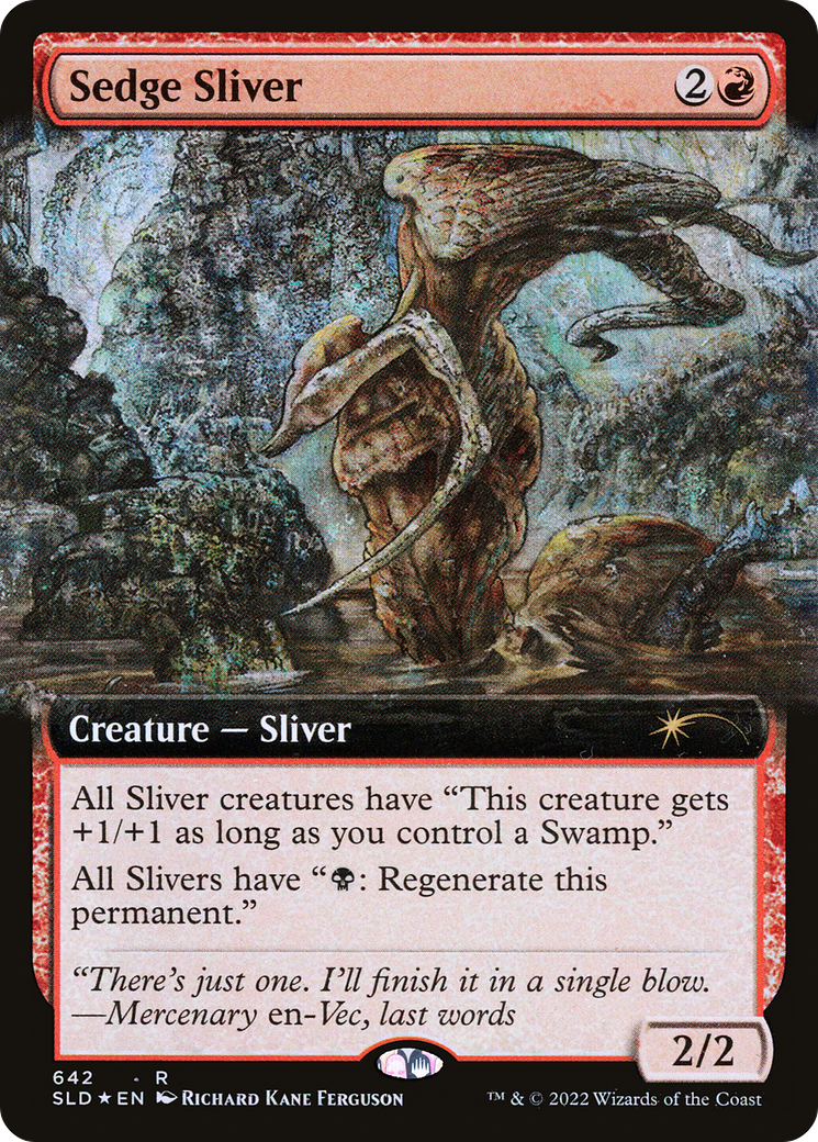 Sedge Sliver (Extended Art) [Secret Lair Drop Promos] | Grognard Games