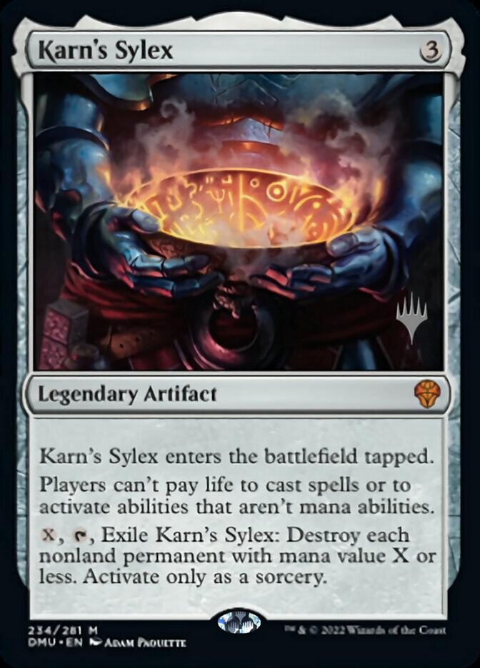 Karn's Sylex (Promo Pack) [Dominaria United Promos] | Grognard Games