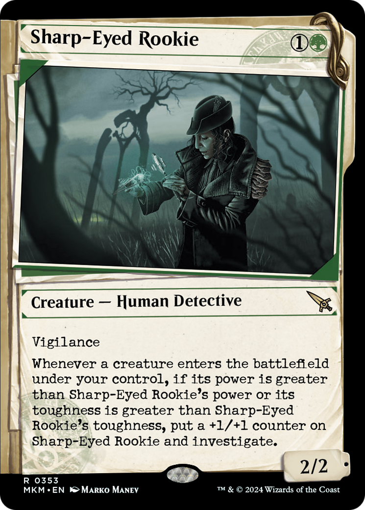 Sharp-Eyed Rookie (Showcase) [Murders at Karlov Manor] | Grognard Games
