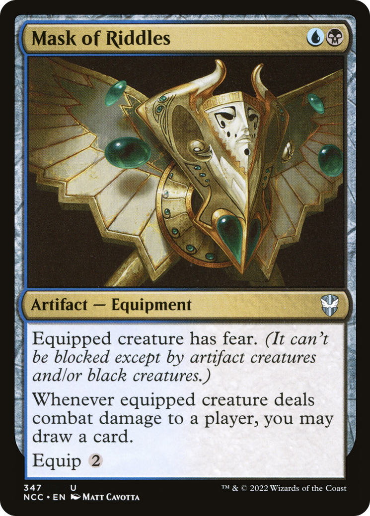 Mask of Riddles [Streets of New Capenna Commander] | Grognard Games