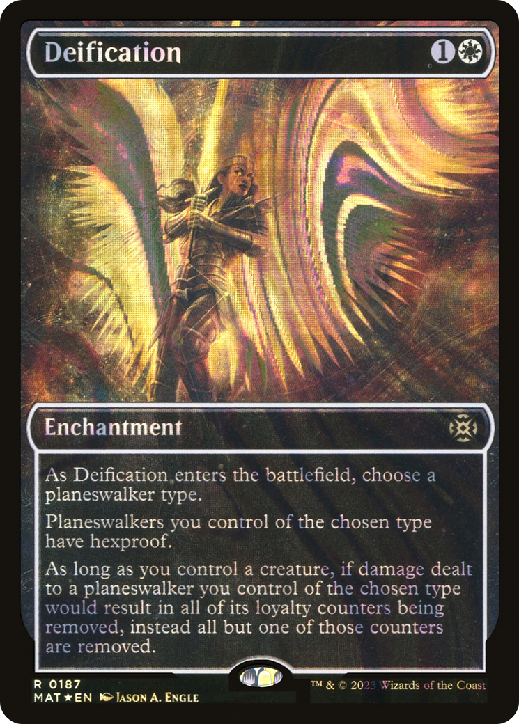Deification (Showcase Halo Foil) [March of the Machine: The Aftermath] | Grognard Games