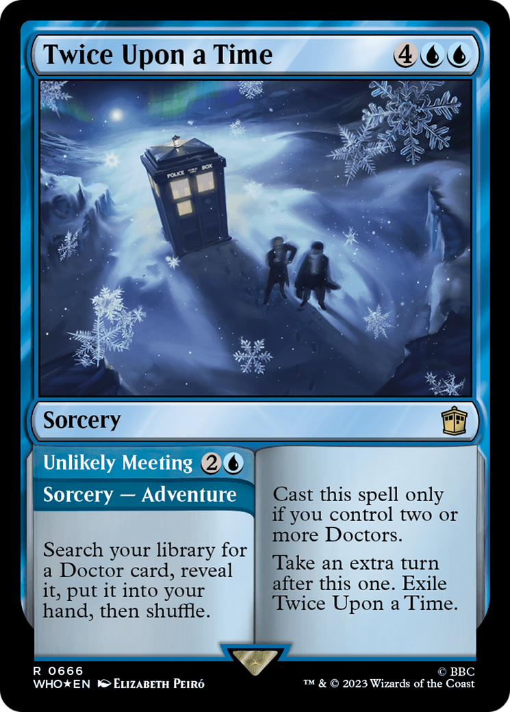 Twice Upon a Time // Unlikely Meeting (Surge Foil) [Doctor Who] | Grognard Games