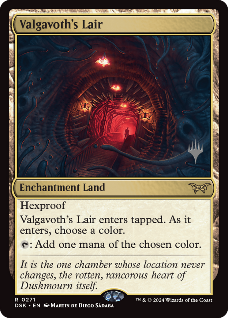 Valgavoth's Lair (Promo Pack) [Duskmourn: House of Horror Promos] | Grognard Games