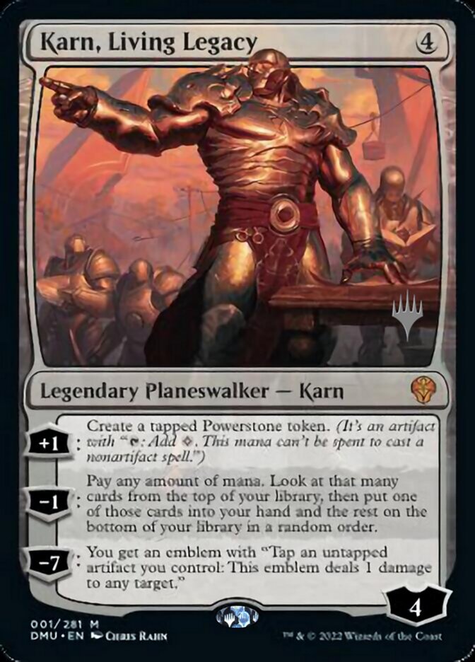 Karn, Living Legacy (Promo Pack) [Dominaria United Promos] | Grognard Games