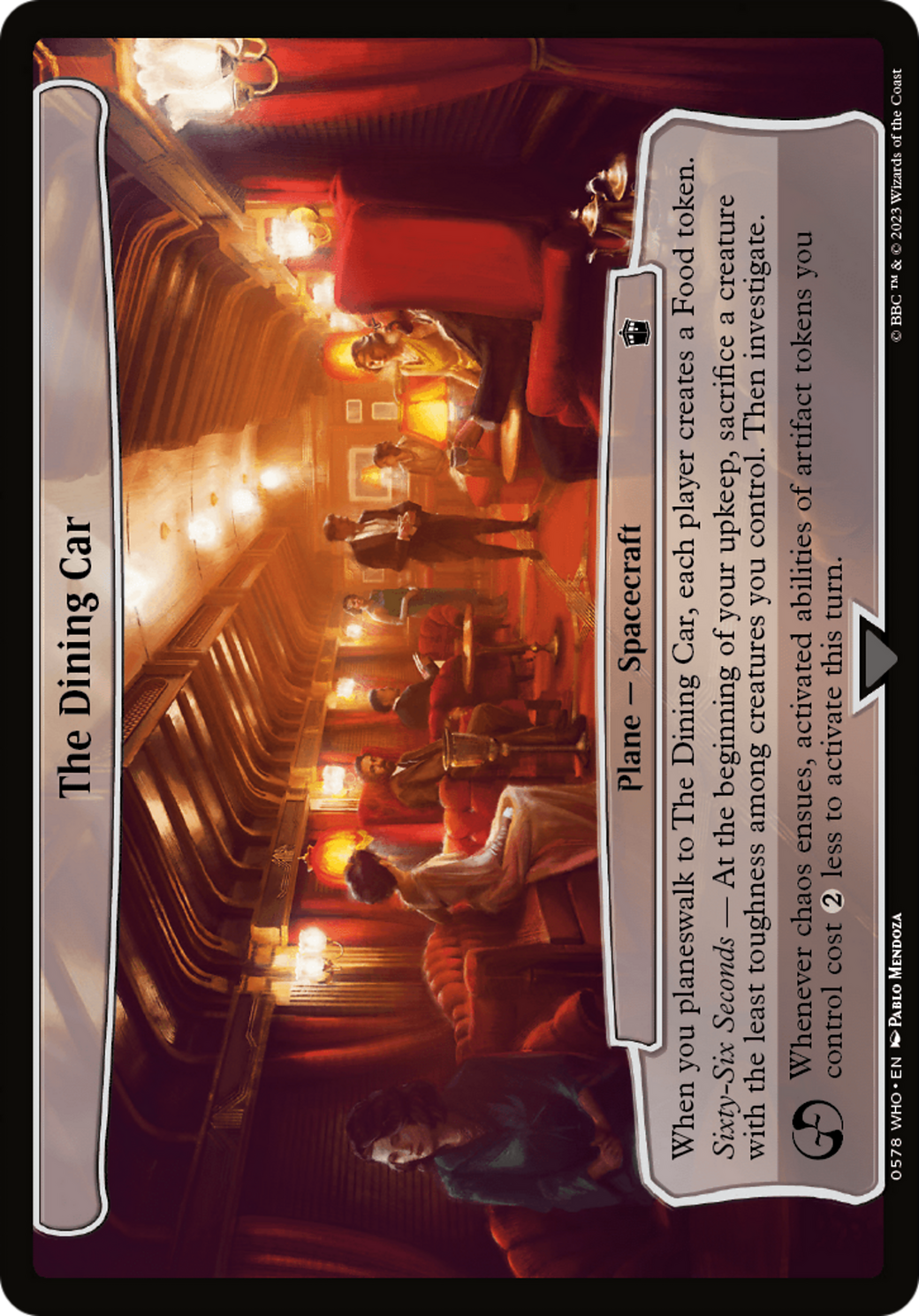 The Dining Car [Doctor Who] | Grognard Games