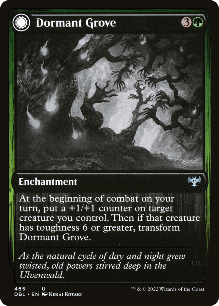 Dormant Grove // Gnarled Grovestrider [Innistrad: Double Feature] | Grognard Games