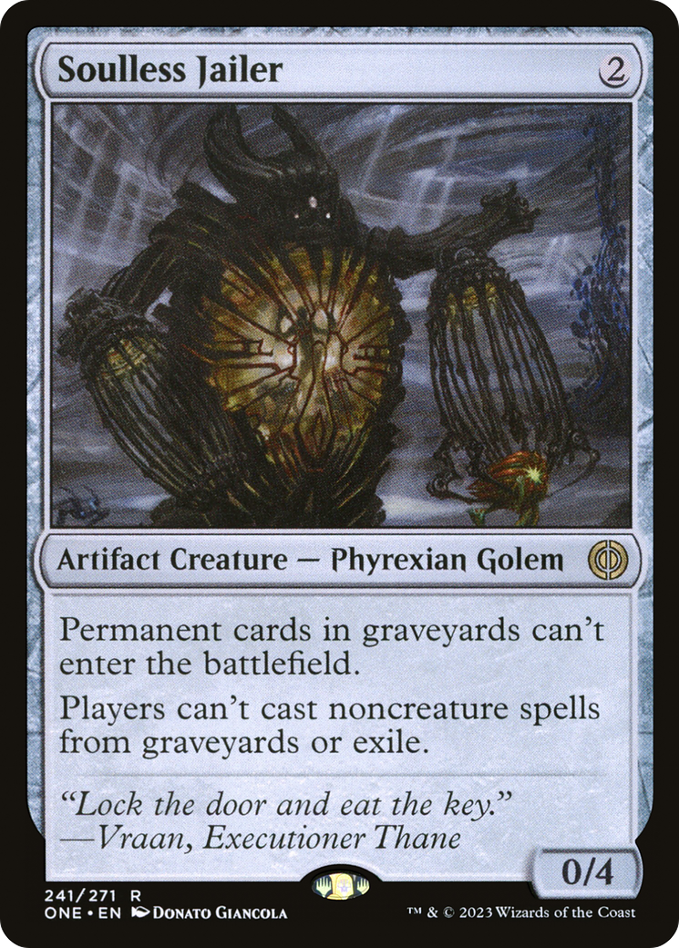 Soulless Jailer [Phyrexia: All Will Be One] | Grognard Games