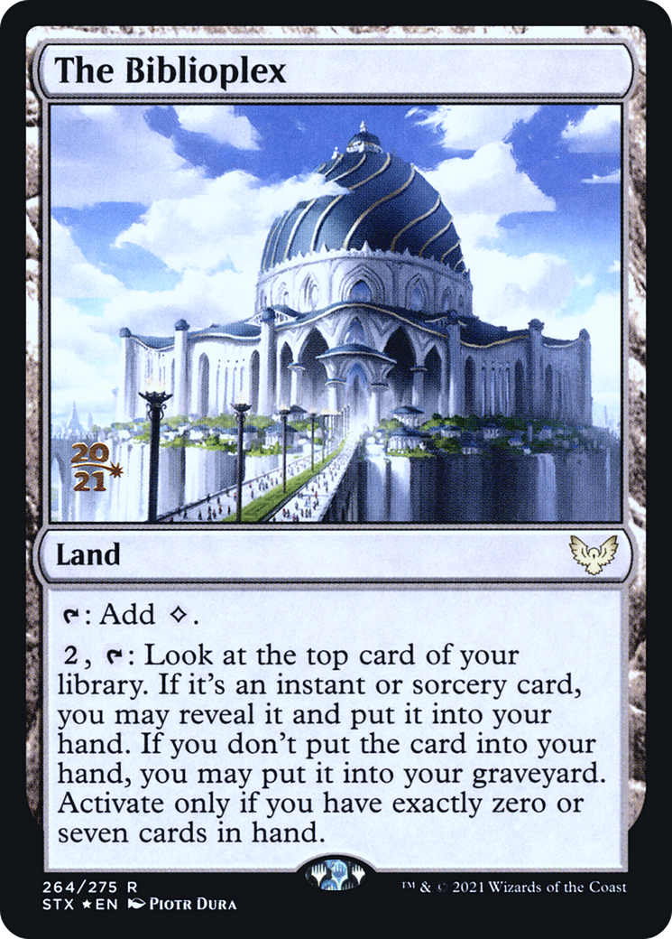 The Biblioplex [Strixhaven: School of Mages Prerelease Promos] | Grognard Games