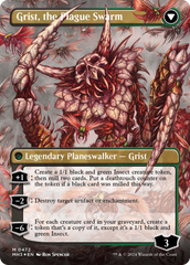 Grist, Voracious Larva // Grist, the Plague Swarm (Borderless) (Textured Foil) [Modern Horizons 3] | Grognard Games