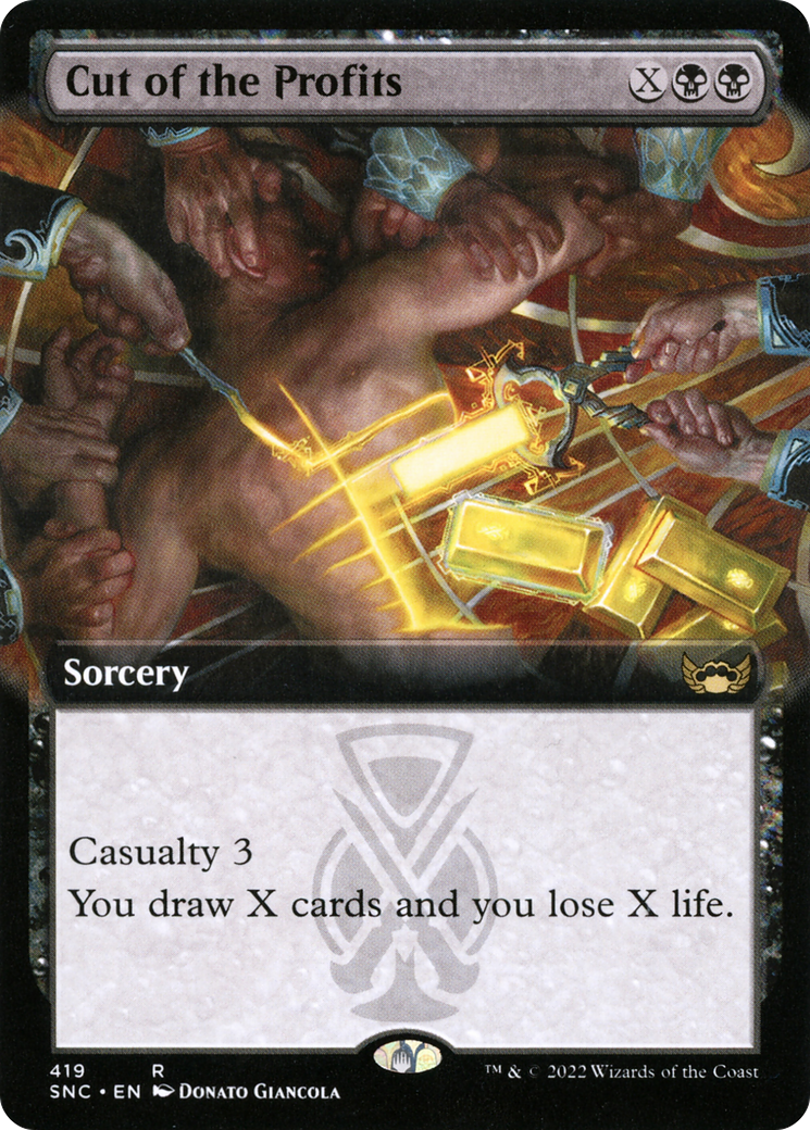 Cut of the Profits (Extended Art) [Streets of New Capenna] | Grognard Games