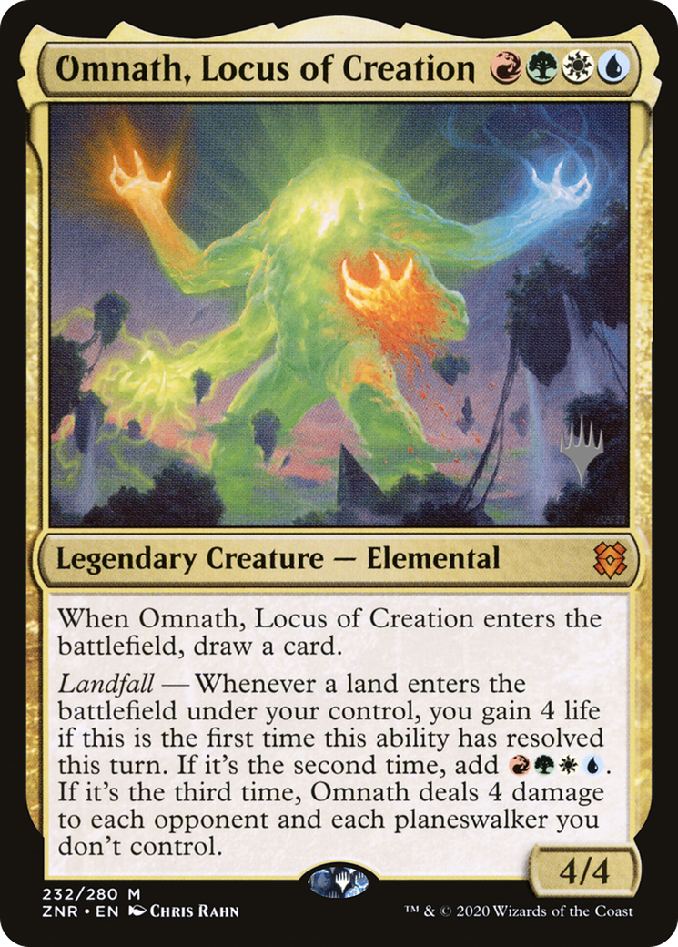 Omnath, Locus of Creation (Promo Pack) [Zendikar Rising Promos] | Grognard Games